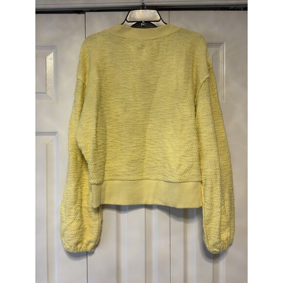Joe’S Jeans The Carolyn Slubby Deep-V Sweatshirt Women's Large - Picture 8 of 8